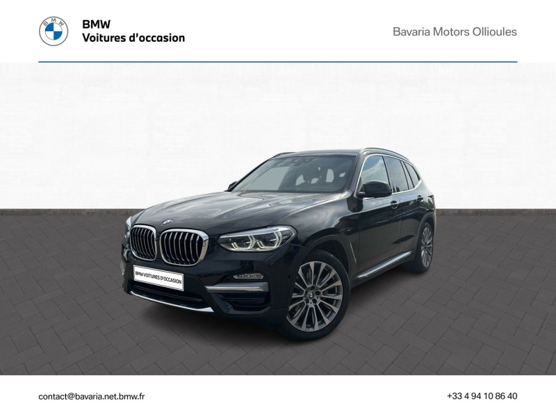 BMW X3 xDrive20d 190 ch Finition Luxury (tarif mars 2018)